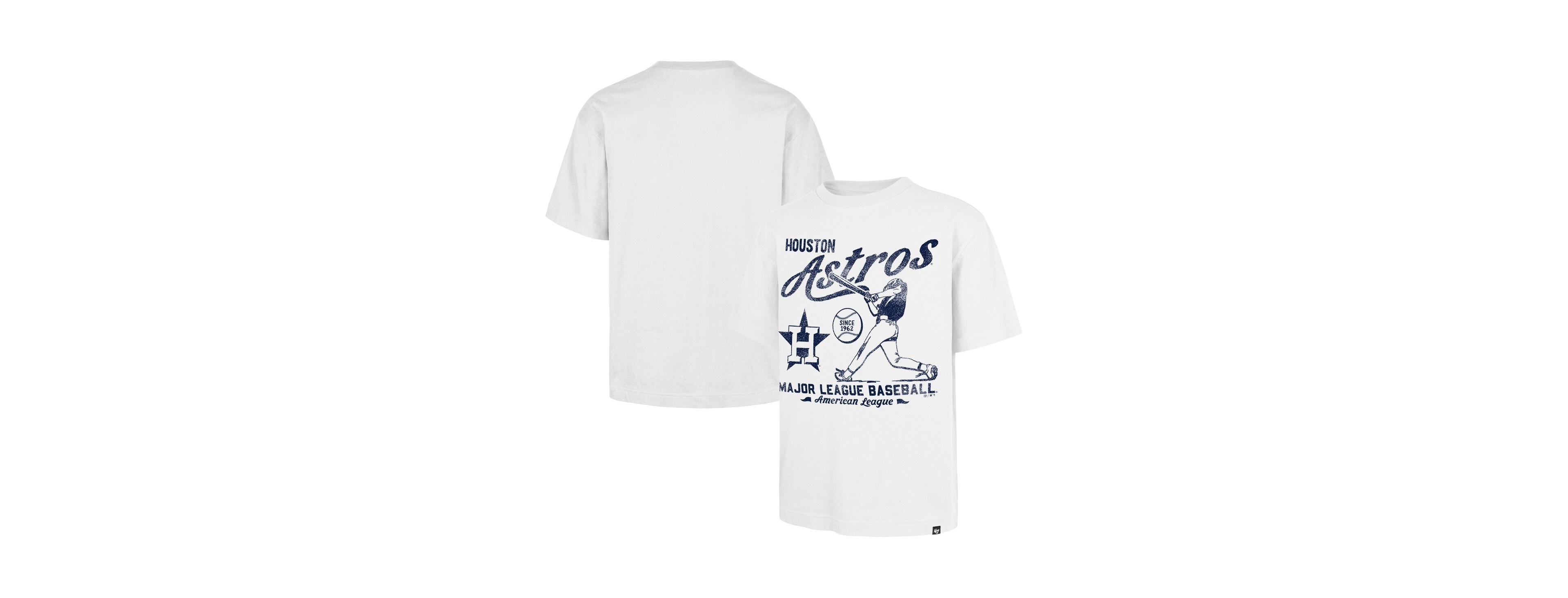 '47 Brand Men's White Houston Astros Regional Batter Foundation T-Shirt