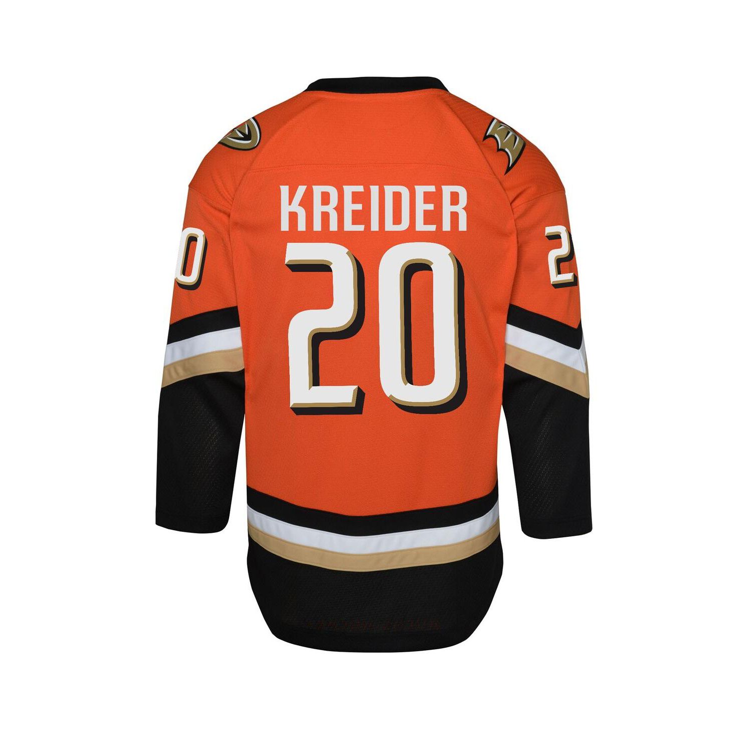 Big Boys and Girls Chris Kreider Orange Anaheim Ducks Home Replica Jersey