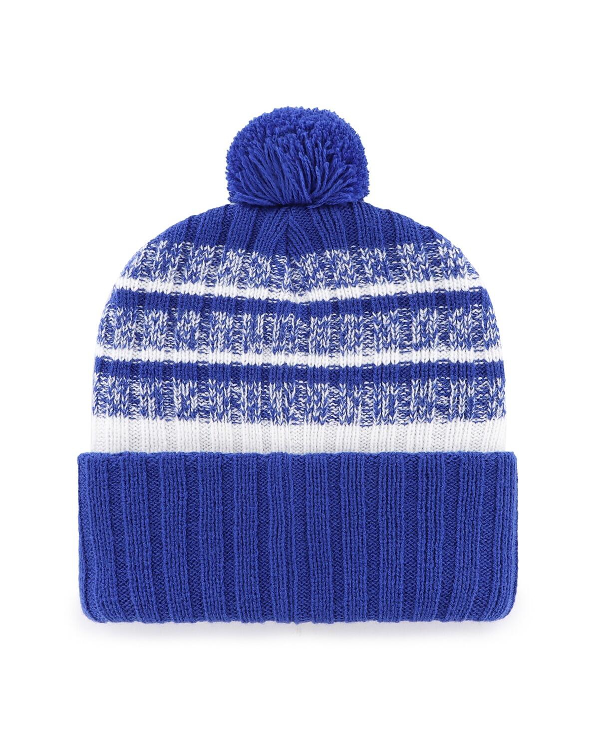 '47 Brand Men's Royal Denver Broncos Tavern Cuffed Knit Hat with Pom