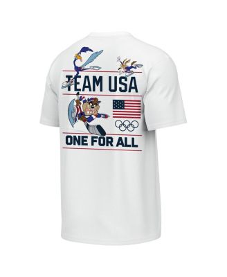 Men's White Looney Tunes Skate Rush T-Shirt