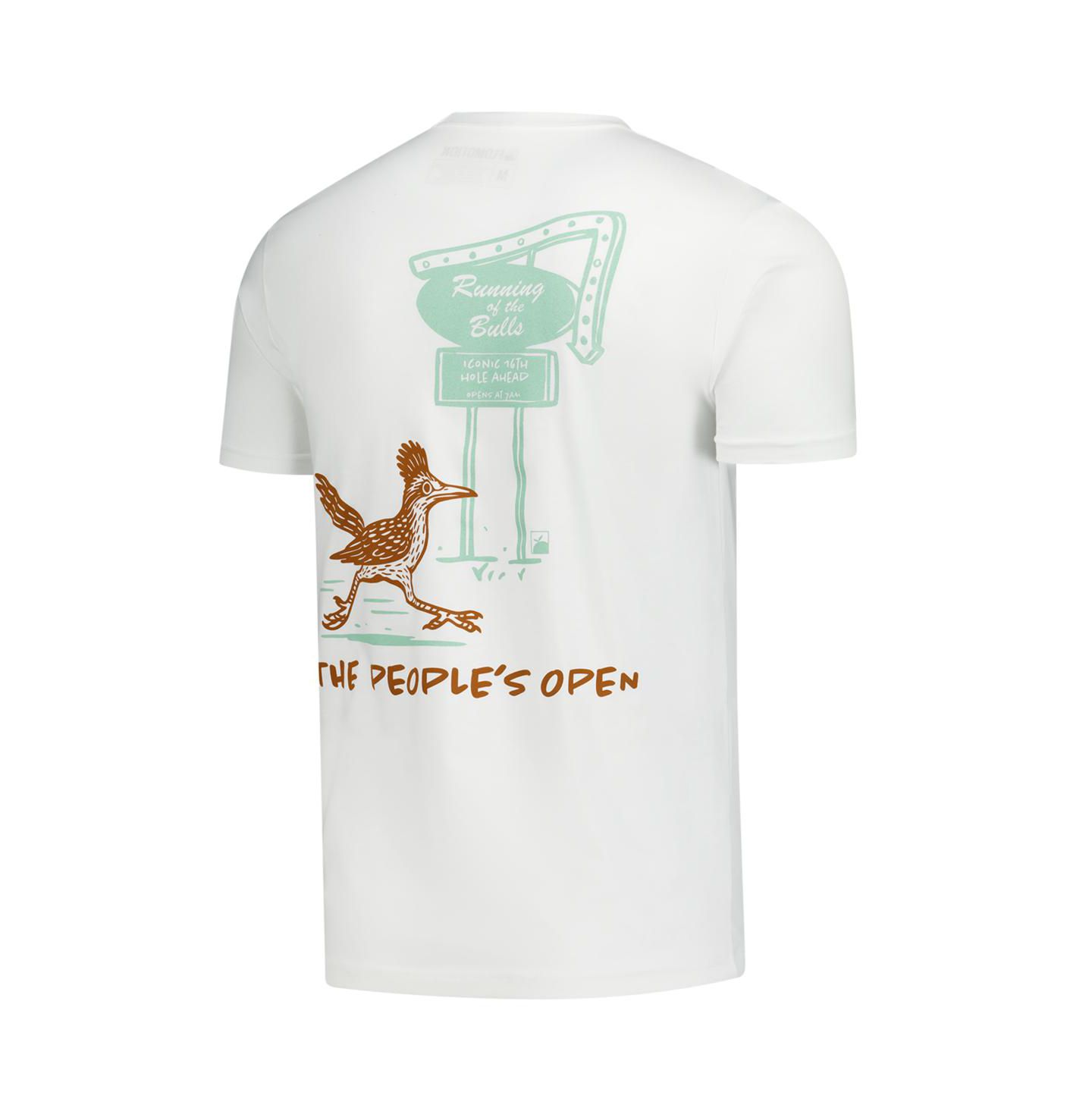 Футболка Flomotion White WM Phoenix Open Running of the Bulls — фото 3