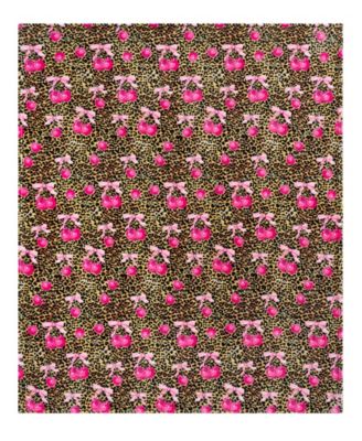 Printed Plush Oversized Throw, 60" x 70"