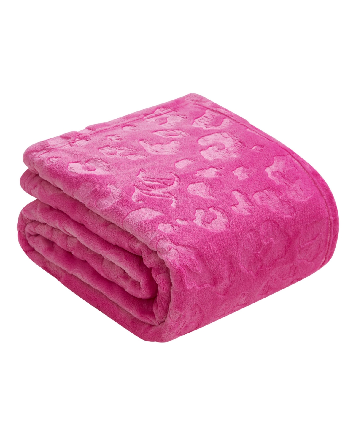 Juicy Couture Embossed Plush Oversized Throw, 60" x 70"
