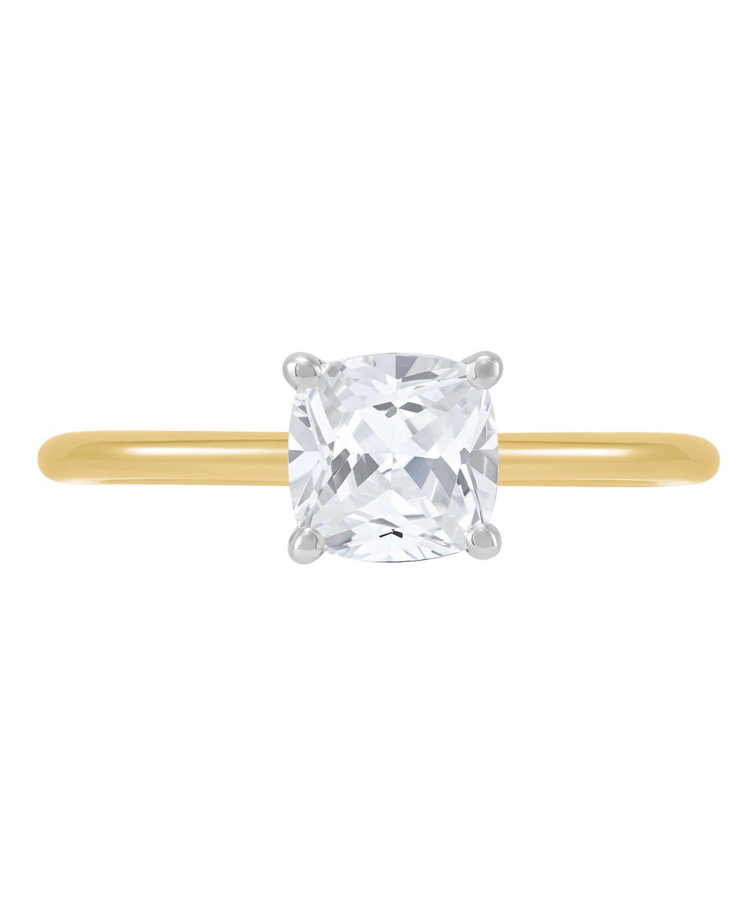 IGI Certified Lab Grown Diamond Solitaire Engagement Ring (1-1/2 ct. t.w.) in 14k White Gold or 14k Two Tone Gold