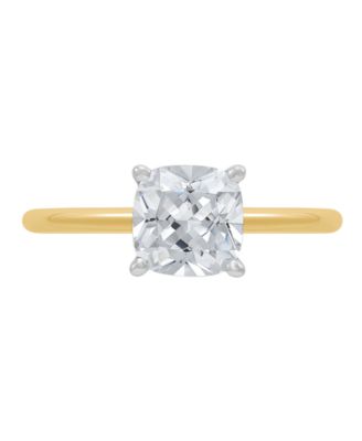 IGI Certified Lab Grown Diamond Solitaire Engagement Ring (2 ct. t.w.) in 14k White Gold or 14k Two Tone Gold