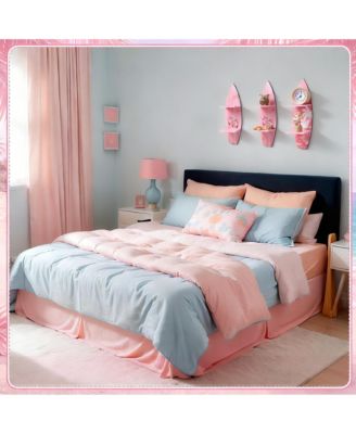 Surfboard Wall Shelves: 3 Piece Set for Beach Decor