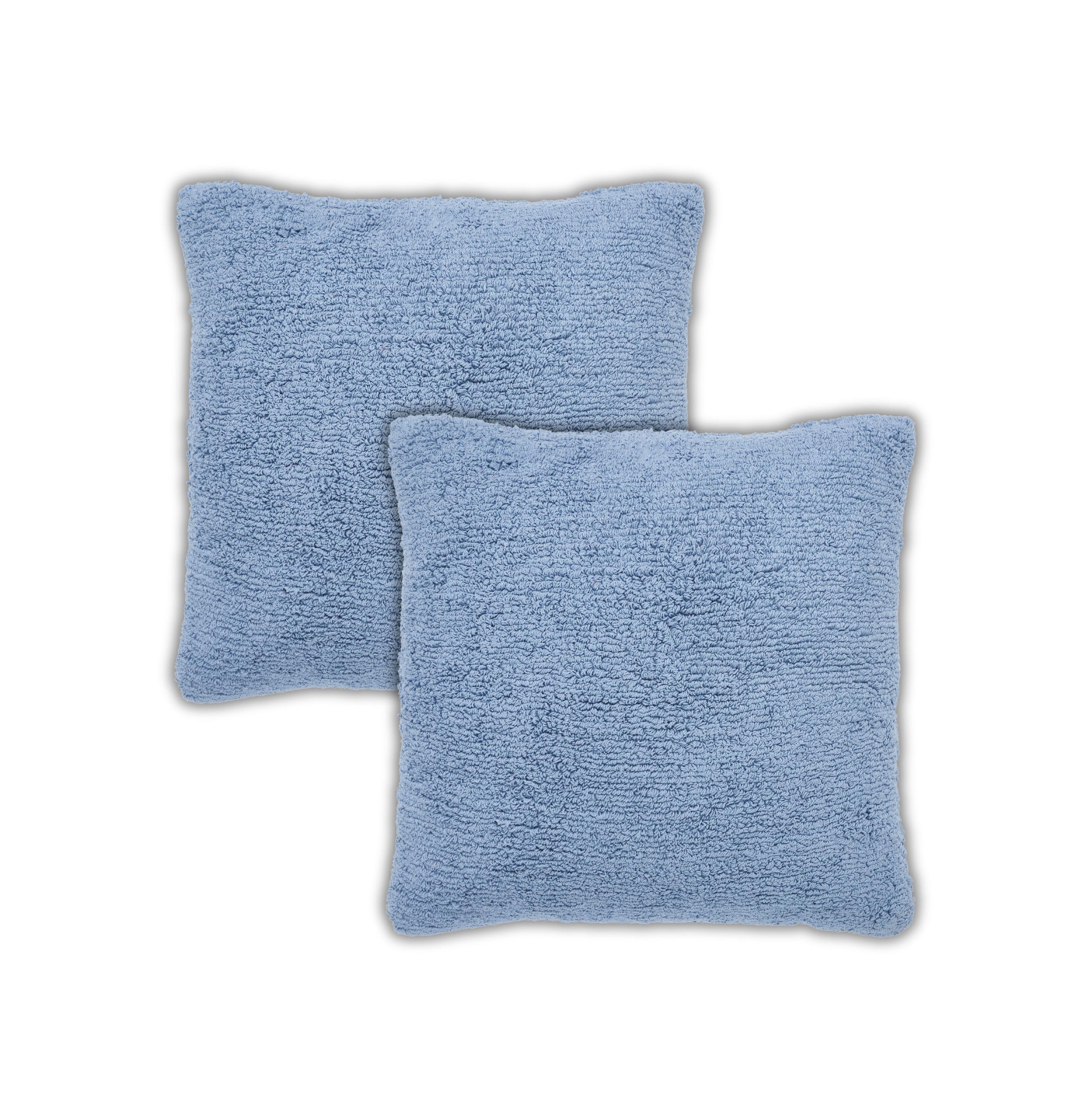 Ihi Home Zephyr Tufted Cotton Throw Pillow Covers, 22"x 22", Set of 2