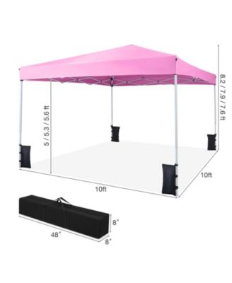 Pop-Up Canopy Tent with Carry Bag and 4 Sandbags