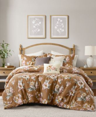 Salara Vintage Floral 7-Pc. Comforter Set, King