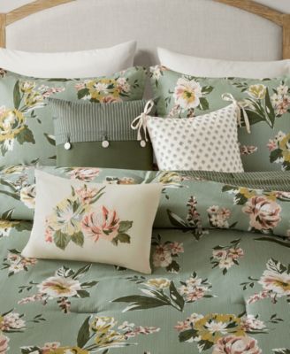 Salara Vintage Floral 7-Pc. Comforter Set, Queen