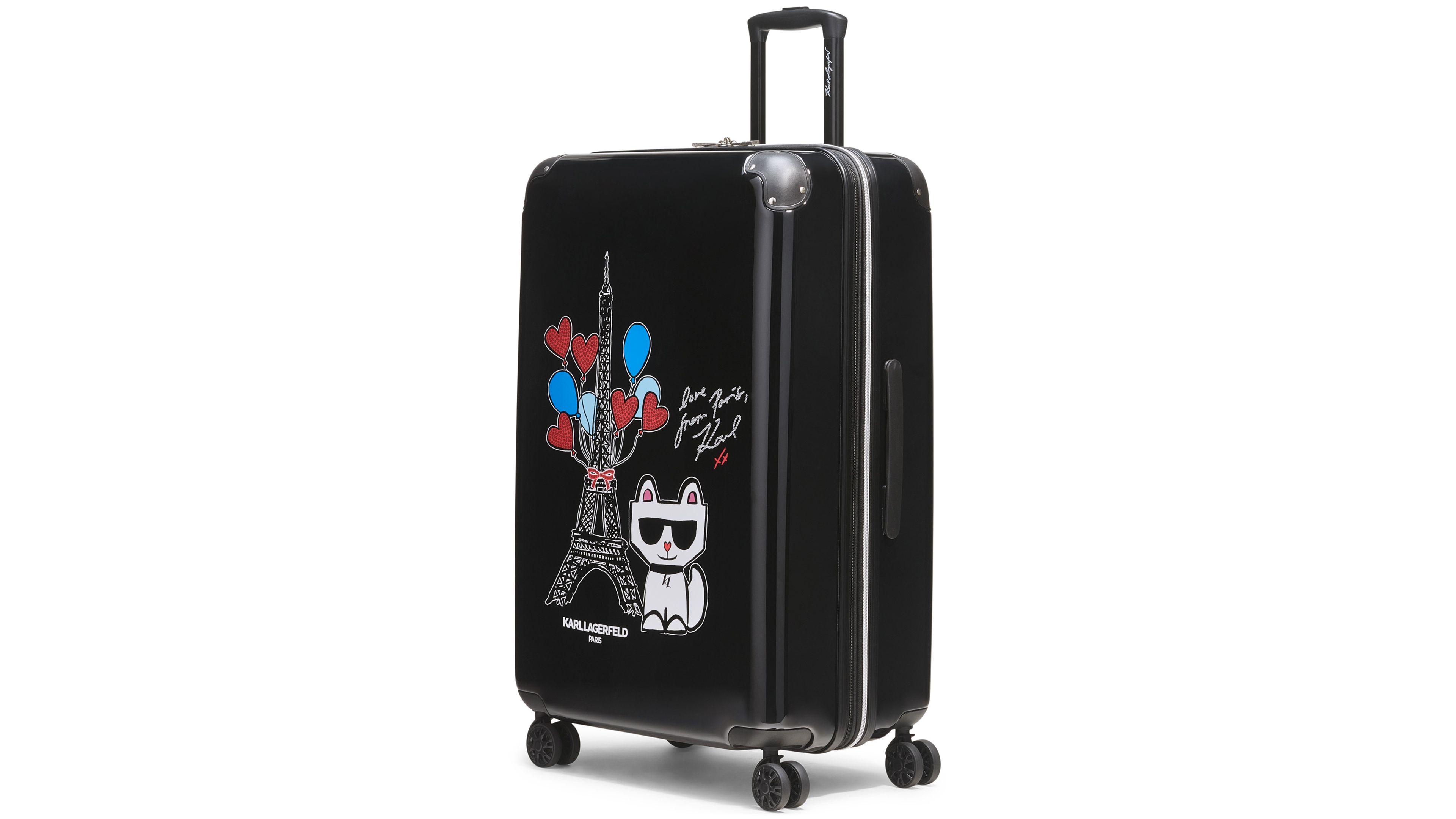 Karl Lagerfeld Paris Up In Paris Large Upright Suitcase