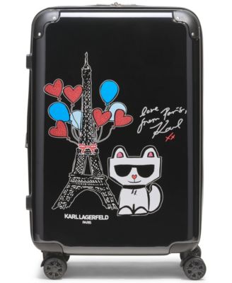 Up In Paris Medium Upright Suitcase