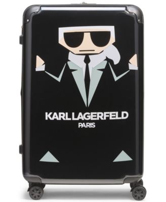 Karl In Paris Large Upright Suitcase