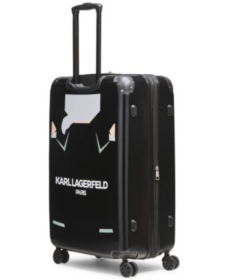 Karl In Paris Large Upright Suitcase