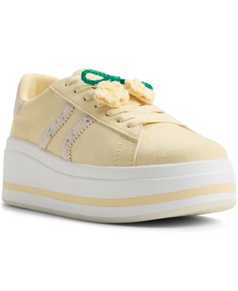 Женские кроссовки ALDO Paotlan Round Toe, цвет: Светлый жёлтый