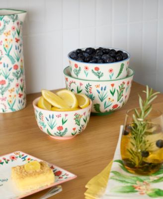 First Blooms Nesting Bowls, Set of 3
