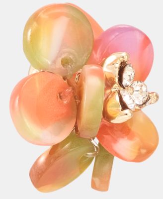 Crystal Flower Stud Earrings