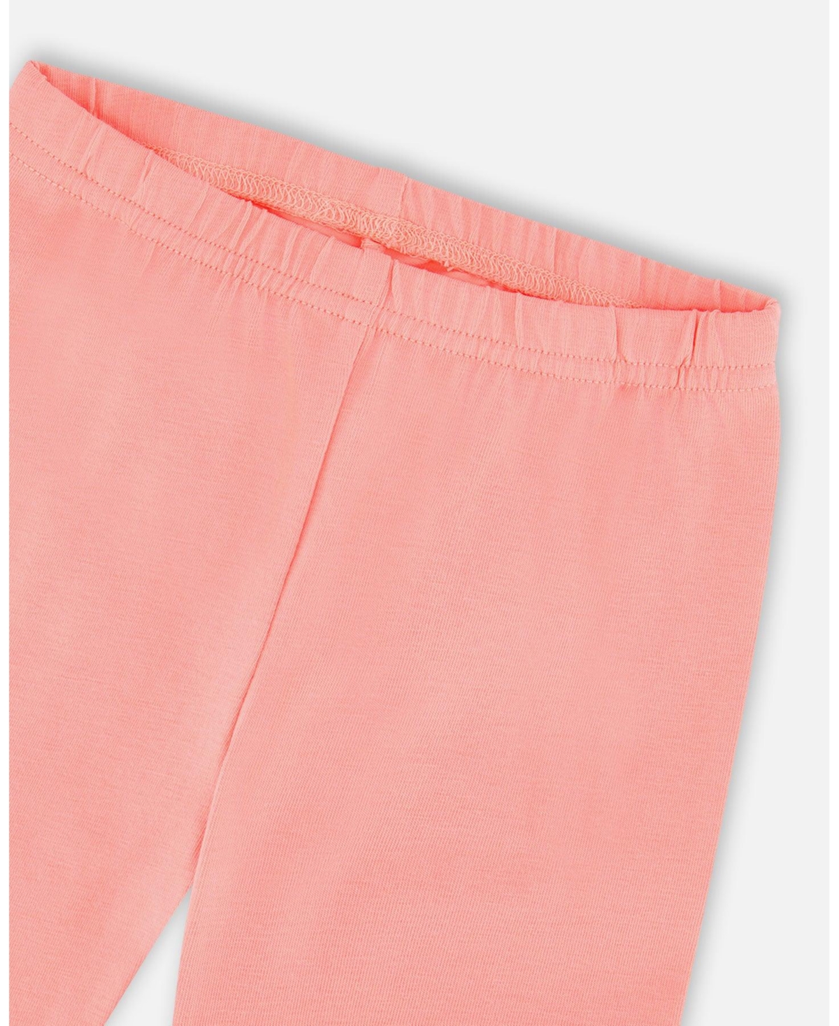 Deux par Deux Big Girls Tunic and Capri Set Coral Gingham