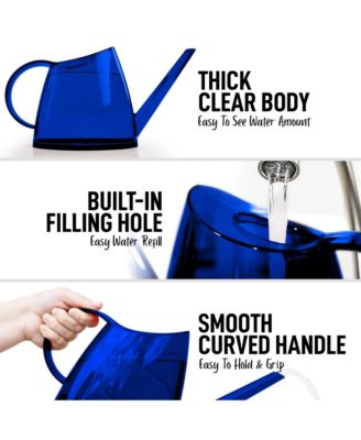 Small Watering Can with Long Slim Spout for Indoor Plants, 47oz