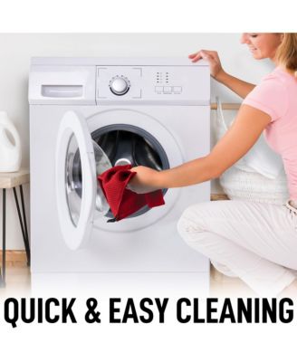 6 Pack 100% Cotton Waffle Weave - 12x12” Super Absorbent Dish Towels for Kitchen