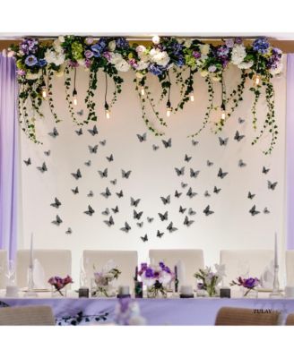 3D Removable DIY Butterfly Wall Decor with 3 Wing Designs (48pcs)