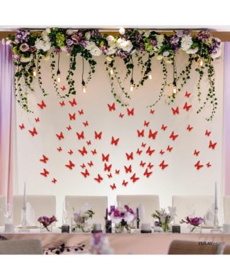 Removable DIY 3D Butterfly Wall Decorations (24pcs with 3 Different Sizes)