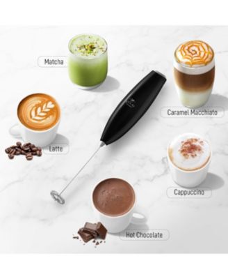 Milk Frother Handheld Electric Whisk with AA Duracell Batteries – Durable Drink Mixer for Coffee & More