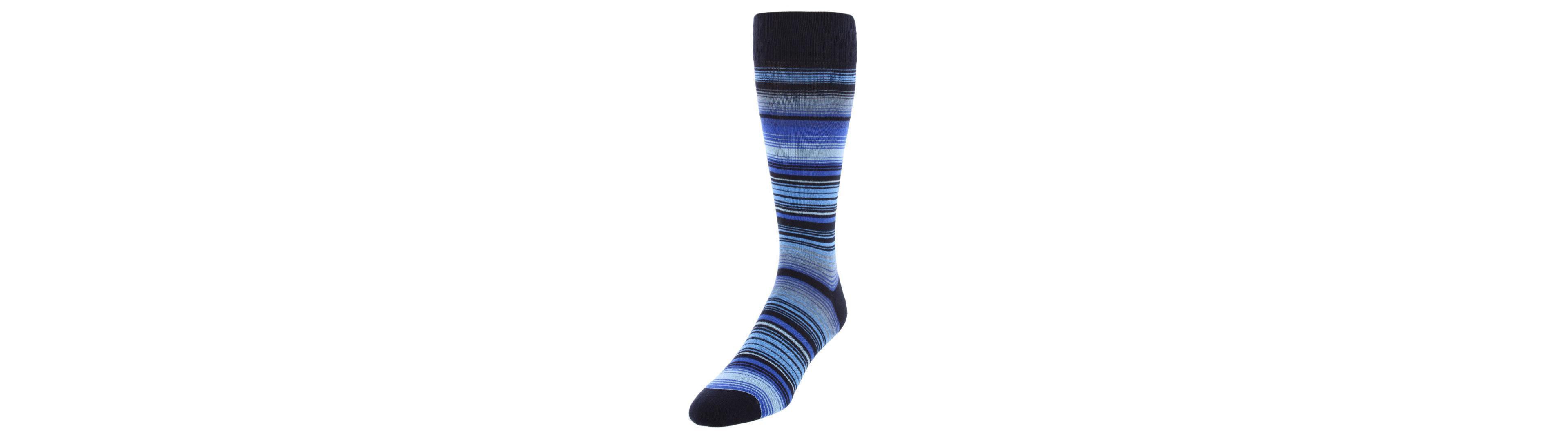 Trafalgar Men's Aciano Micro Mulit-Stripe Mid-Calf Dress Socks (1 Pair)