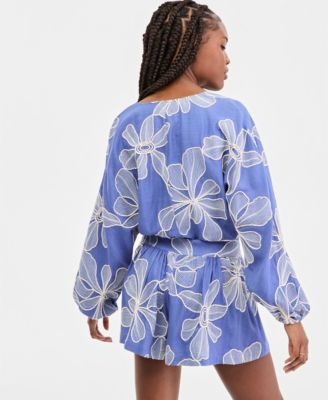 Women's Dessi Embroidered Dolman-Sleeve Top