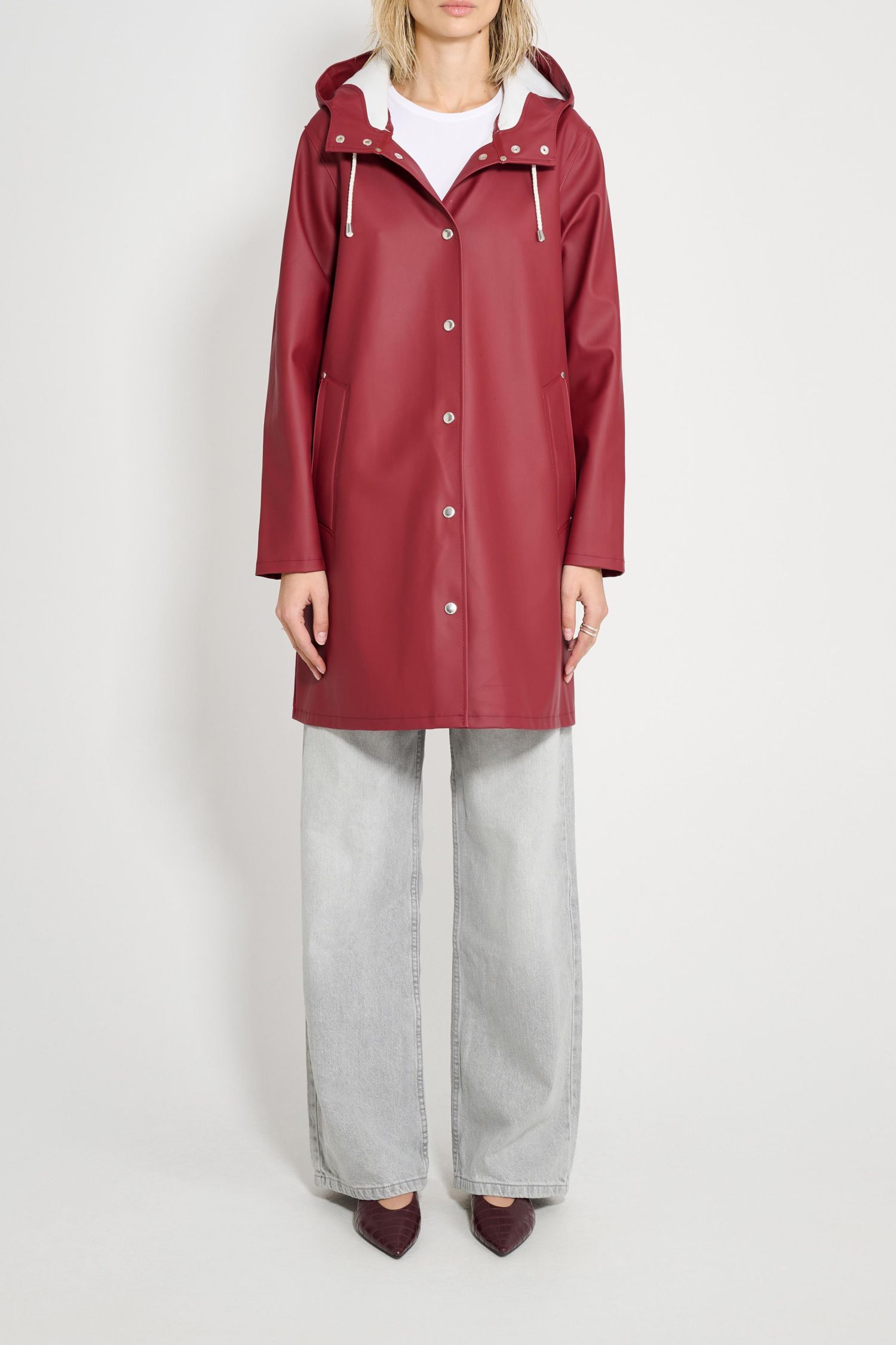 Women's Mosebacke Hooded Long Sleeve Raincoat