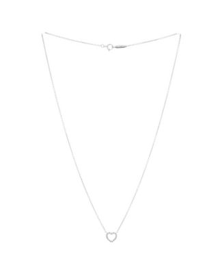 Metro Open Heart Pendant Necklace