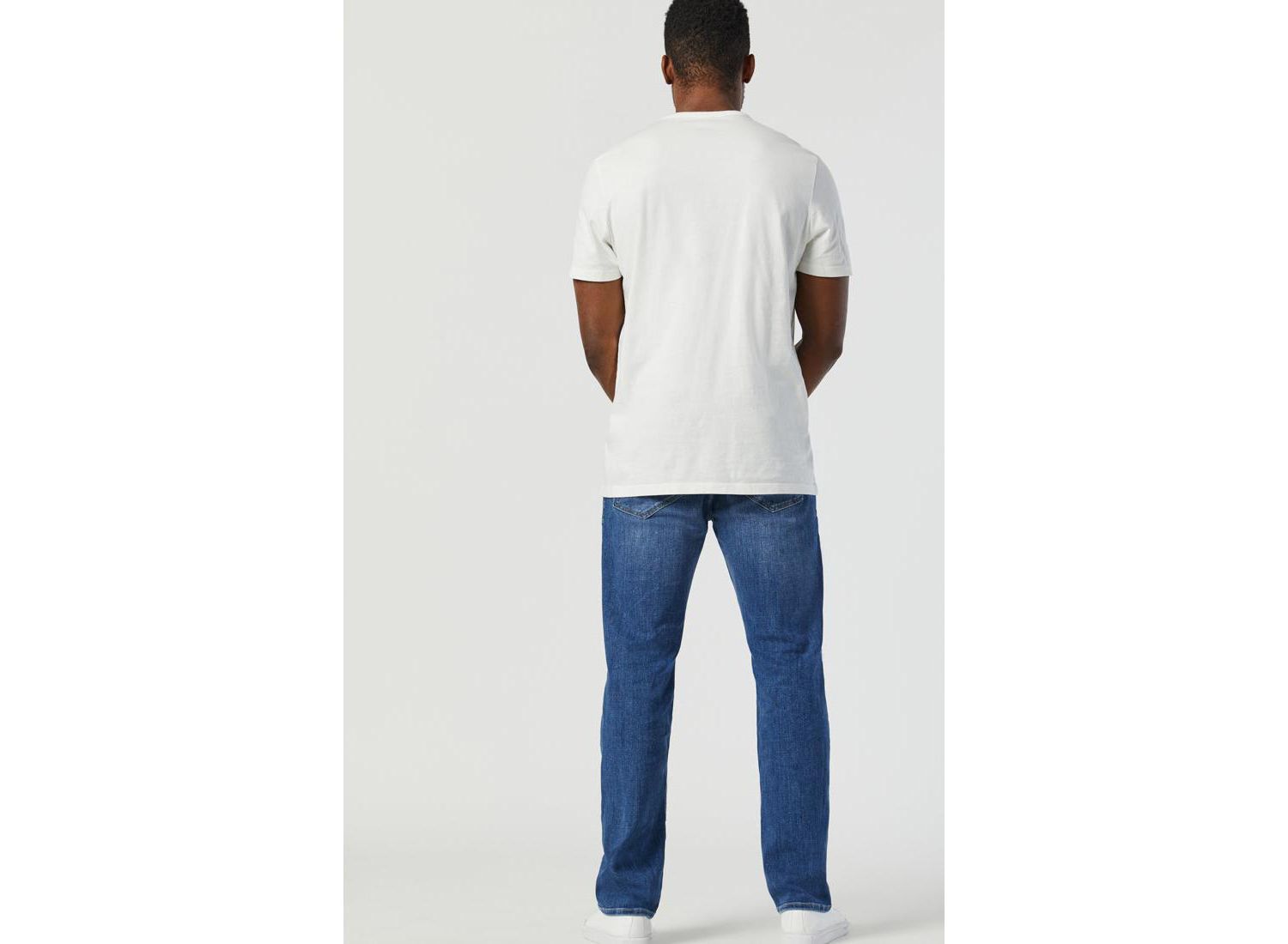 Men's Marcus Slim Straight Leg Jeans in Mid Foggy Feather
