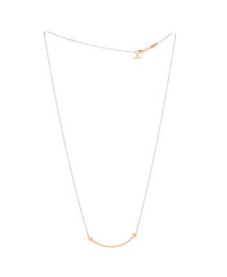 T Smile Pendant Necklace