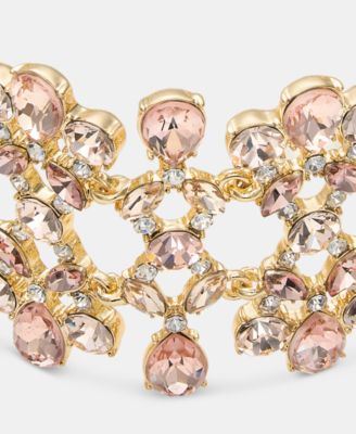 Crystal Cluster Statement Bracelet