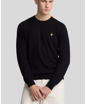 Men's Cotton Merino Crew Neck Sweater