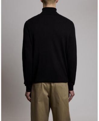 Men's Cotton Merino Turtleneck Sweater