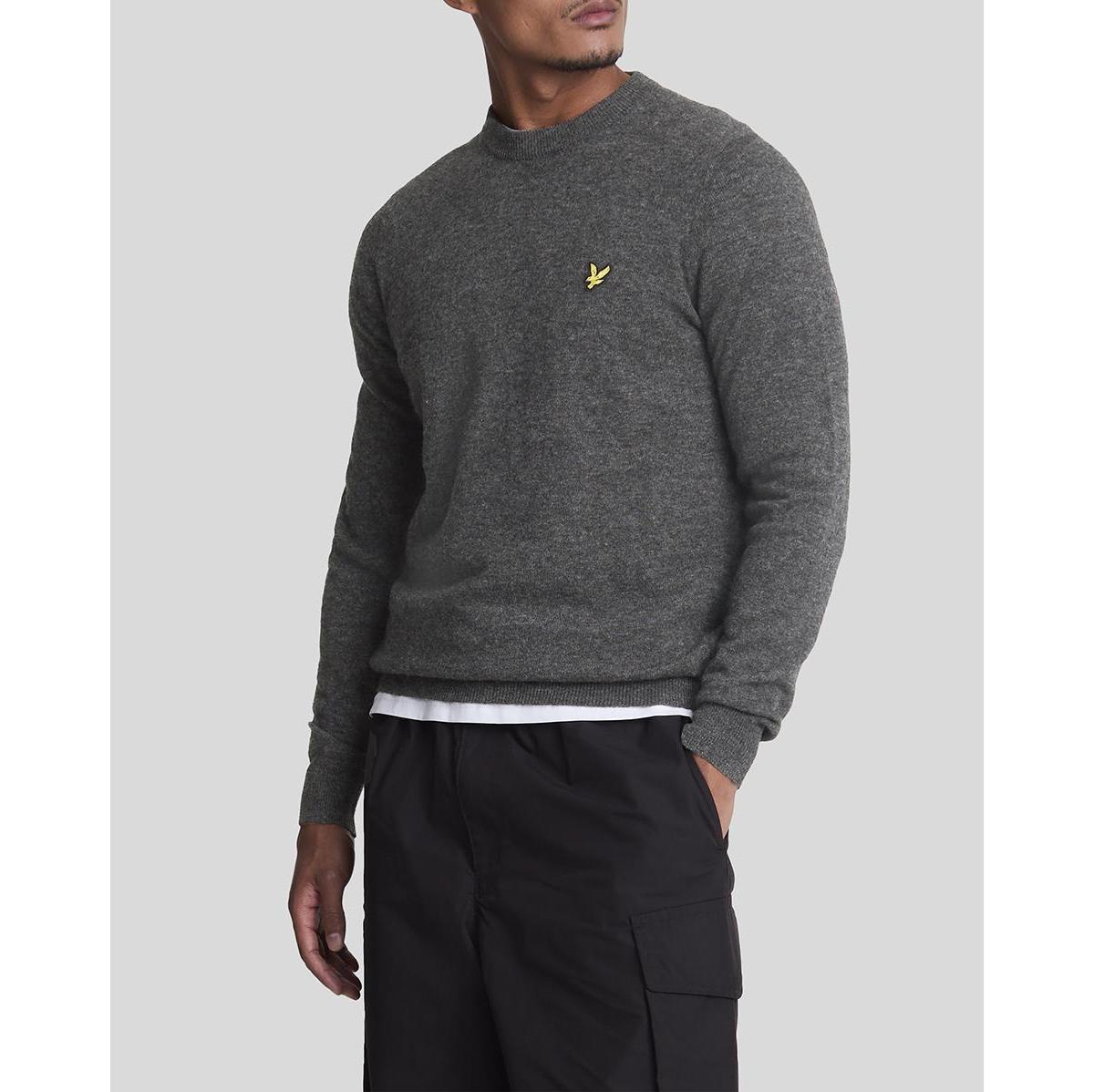 Lyle & Scott Men's Lambswool Blend Crew Neck Sweater