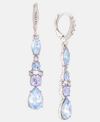Crystal Linear Drop Earrings