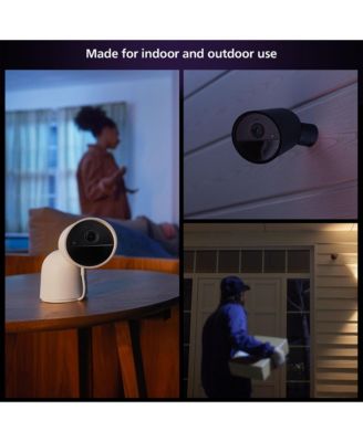Secure Wired Camera with Desktop Stand