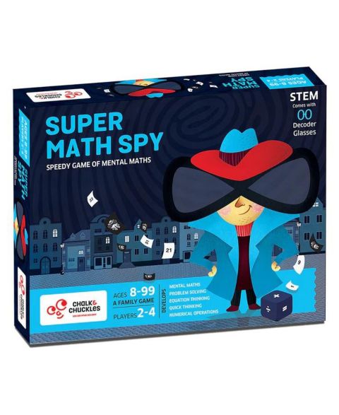 Детская игрушка Chalk & Chuckles Super Math Spy, цвет: Open Miscellaneous