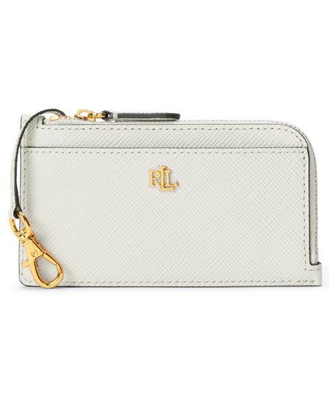 Женские Lauren Ralph Lauren Textured Leather L-Zip Card Case