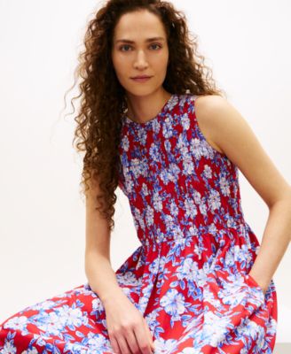 Women's Smocked Midi Dress