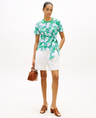 Women's Knot Detail Short-Sleeve T-Shirt