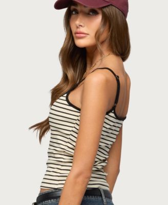 Women's Gretta Striped Ribbed Tank Top