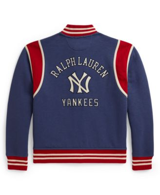 Boys' 8-20 Zip-Front Long-Sleeve Yankees Jacket