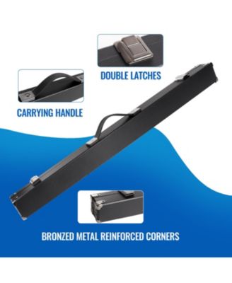 Billiard Pool Cue Stick Hard Box for 2-Piece Pool Cue Stick - Holds 1 Cue Butt and 1 Cue Shaft
