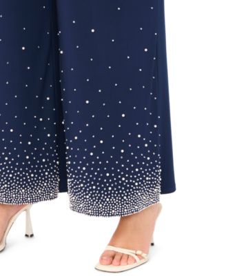 Plus Size Stretch Waist Jersey Pants