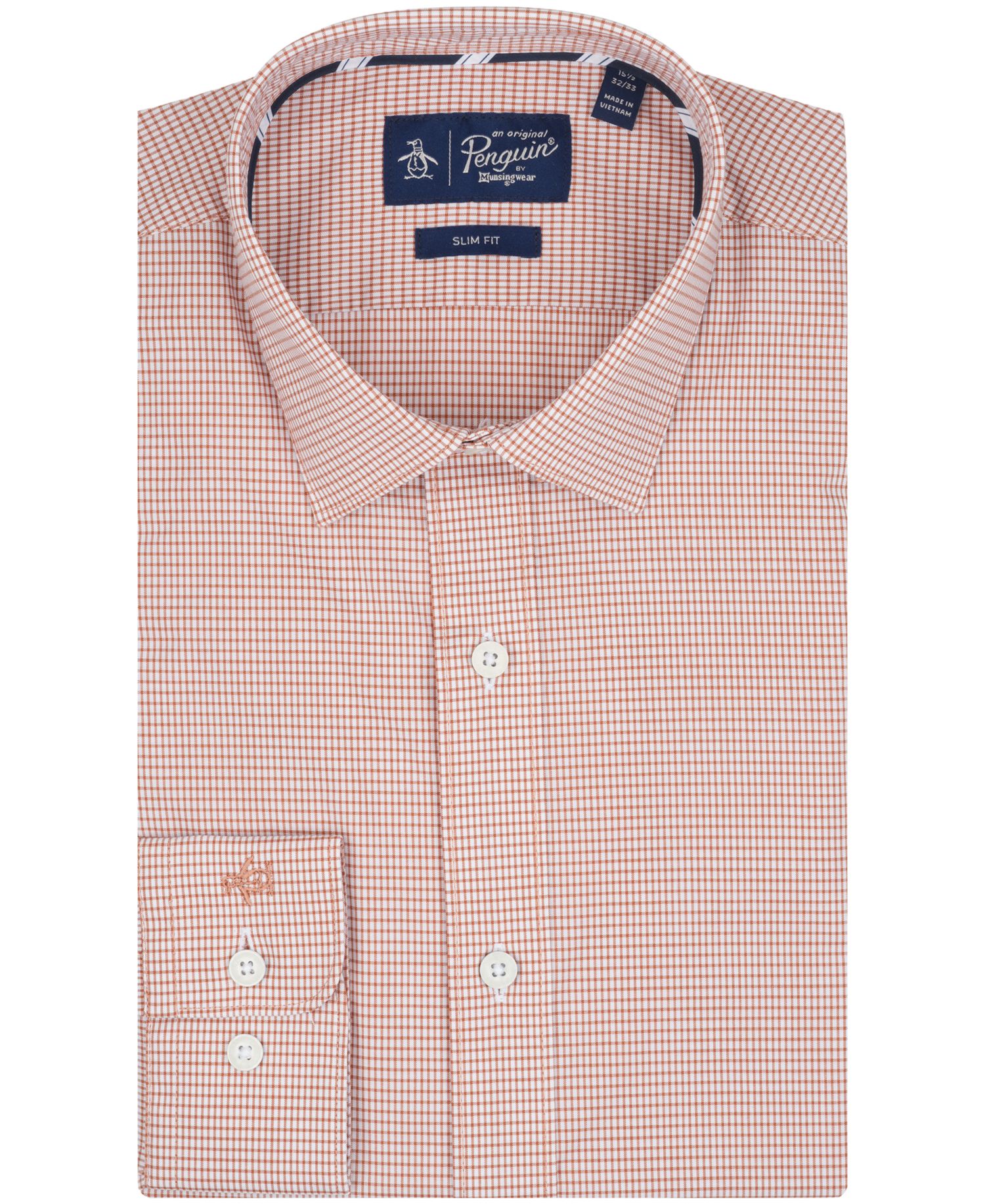 Men's Spread-Collar Dress Shirt
