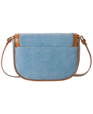 Portia Starlit Denim Small Crossbody Bag