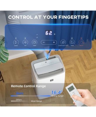 12000 BTU Portable Air Conditioner with Dehumidifier & Fan, AC Unit